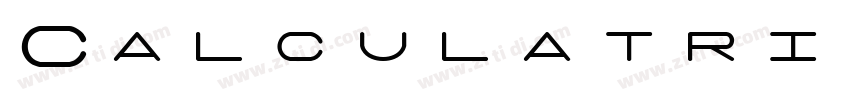 Calculatrix 7字体转换